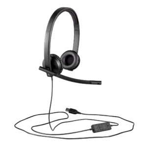 Headset Logitech H570e USB Stereo VC - 981-000574
