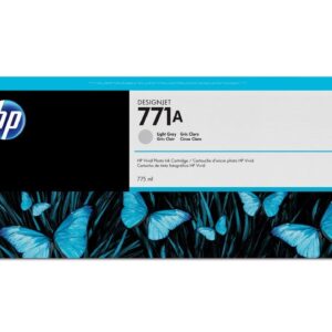 Cartucho de Tinta HP 771A Cinza Claro PLUK 775 ml B6Y22A