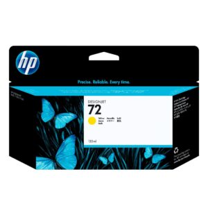 Cartucho de Tinta HP 72 Amarelo PLUK 130ml - C9373AB