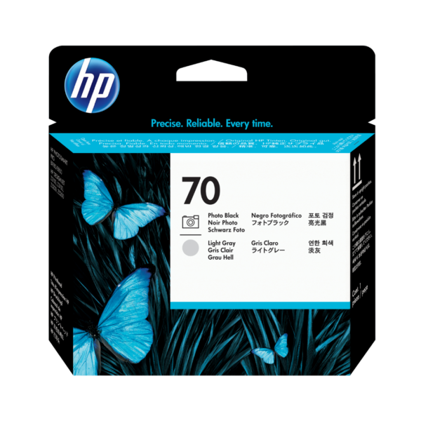 Cabeça de Impressão HP 70 Preto Foto/Cinza Claro PLUK C9407A