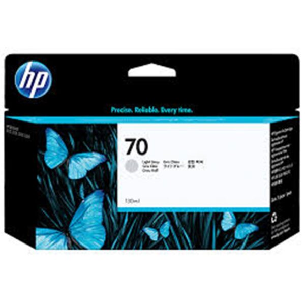 Cartucho de Tinta HP 70 Cinza Claro PLUK 130ml C9451A