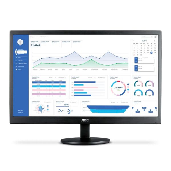 Monitor AOC 18'5 LED 60Hz HD VGA/HDMI E970SWHNL