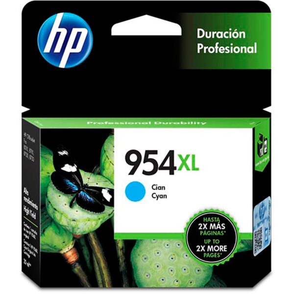 Cartucho de Tinta HP 954XL Ciano L0S62AB - L0S62AB