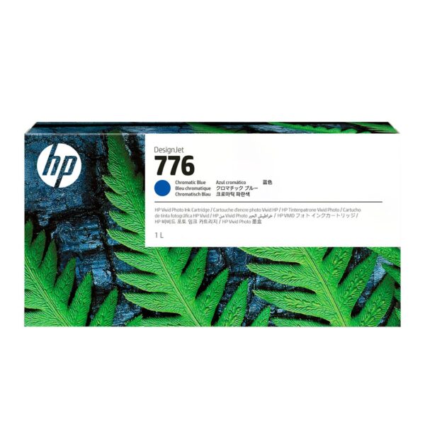 Cartucho de Tinta HP 776 Azul Cromático 1L PLUK 1XB04A