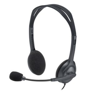 Headset Logitech H111 Analógico Estéreo Cinza - 981-000612-C