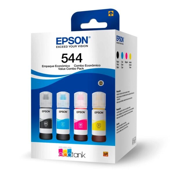 Refil de Tinta Epson KIT 4 Cores T544520-4P
