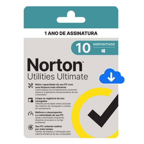 Norton Utilities Ultimate - 10 Dispositivos - 12 meses - 21430279