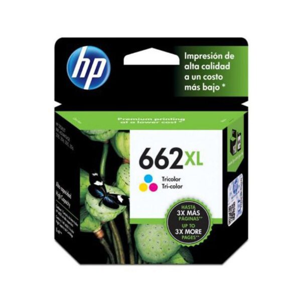 Cartucho de Tinta HP 662XL Tricolor - CZ106AB