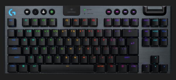 Teclado Gamer Logitech G915 X TKL Preto Sem Fio 920-012715 -