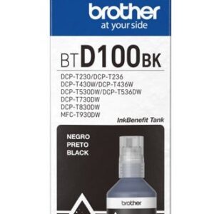 Refil de Tinta Brother Preto 5K BTD100BK