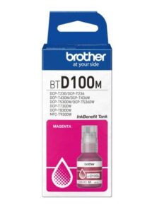 Refil de Tinta Brother Magenta 5K BTD100M