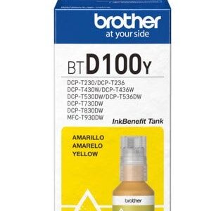Refil de Tinta Brother Amarelo 5K BTD100Y