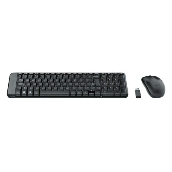 Kit Teclado e Mouse Logitech MK220 Preto sem Fio - 920-004431