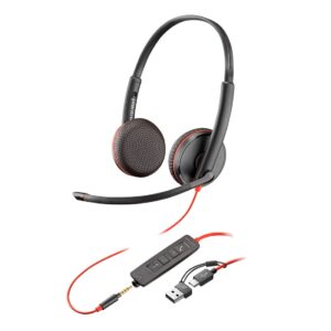 Produto: Headset HP Poly Blackwire C3225 USB-A/C - 8X229A6