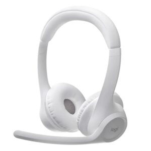 Headset Logitech Zone 300 Branco sem Fio - 981-001416