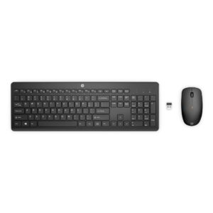 Kit Teclado e Mouse HP HPCM 235 Sem Fio Preto - 1Y4D0UT#AC4