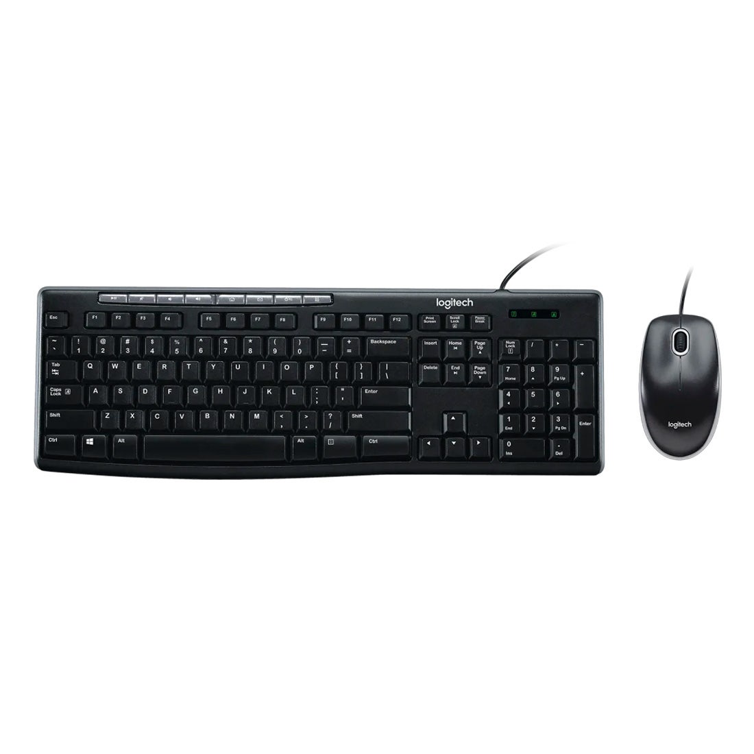 Produto: Kit Teclado e Mouse Logitech MK200 Cinza USB - 920-002718-C