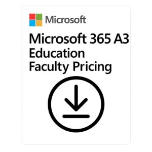 Produto: Microsoft 365 A3 Education Faculty Pricing 1 Ano CSP - CFQ7TTC0LHPL-00W