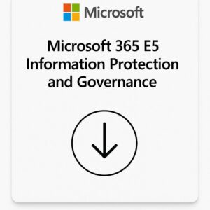 Produto: Microsoft 365 E5 Information Protection and Governance CSP - CFQ7TTC0HD6T-001