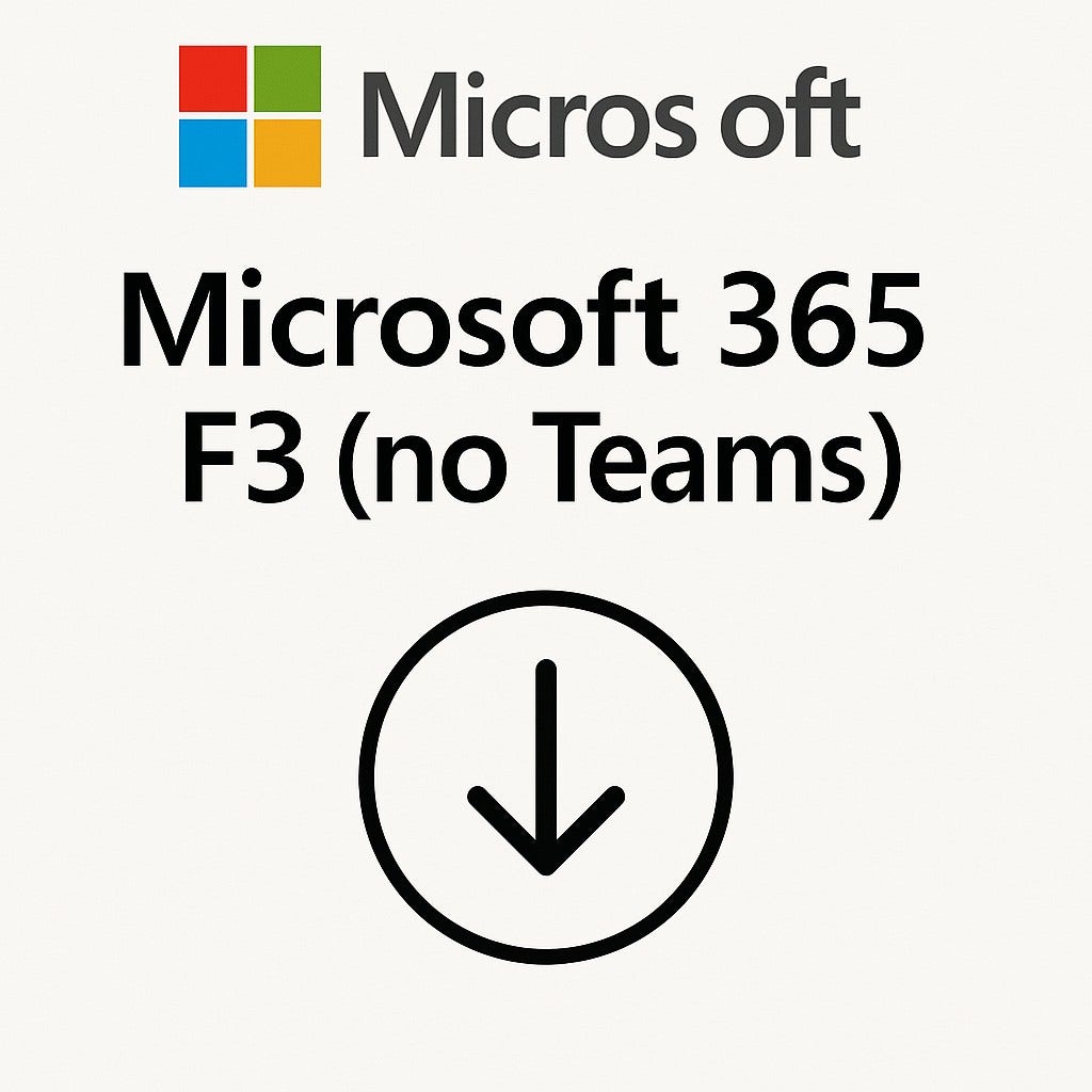 Produto: Microsoft 365 F3 no Teams CFQ7TTC0LH05-013 CSP