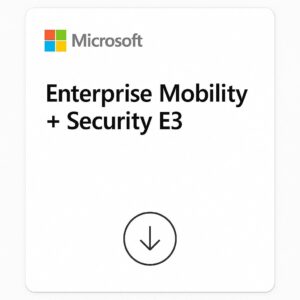 Produto: Microsoft Enterprise Mobility + Security E3 1 Ano CSP - CFQ7TTC0LHT4-001