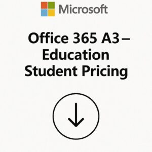 Produto: Microsoft Office 365 A3 Education Student Pricing 1 Ano CSP - CFQ7TTC0LHPP-00K
