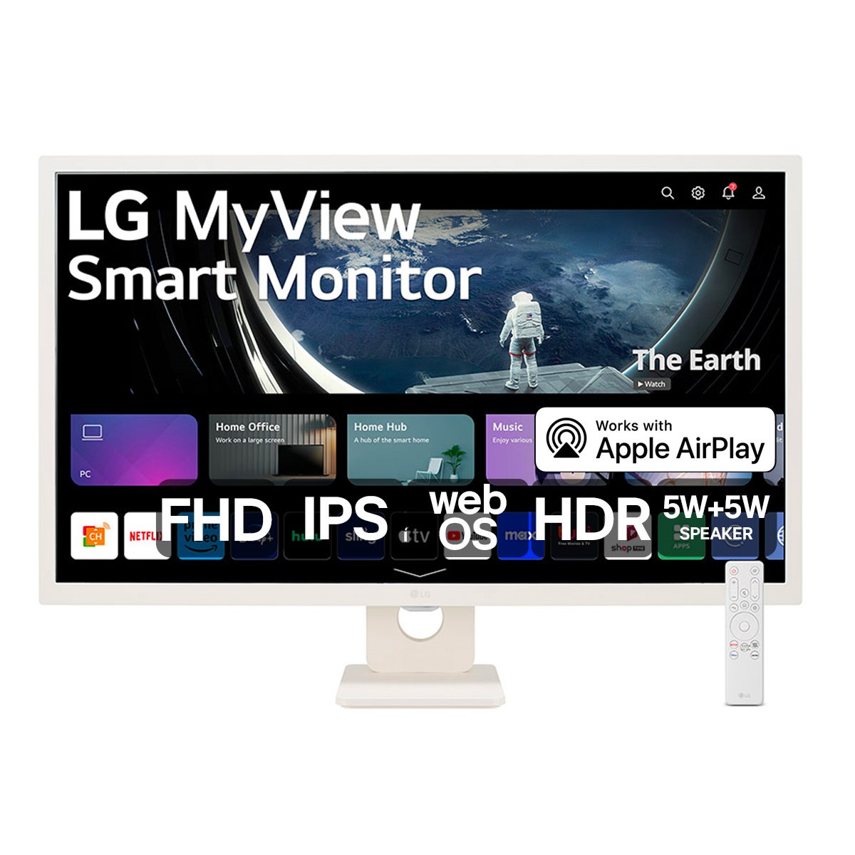 Produto: Monitor LG UltraFine™ Tela UHD 4K 32" HDR10 DCI-P3 90% Dynamic Action Sync - 32UR500K-B.AWZM
