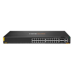 Produto: Switch HPE Aruba 6200F 24G PoE+ 370W 4SFP+ Gerenciável - JL725B