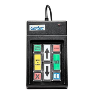 Produto: Teclado Gertec Preto TEC 12 USB Varejo - 00410675