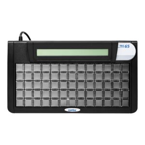 Produto: Teclado PDV Gertec TEC-E 65 Teclas Preto sem Grade USB - 00410756