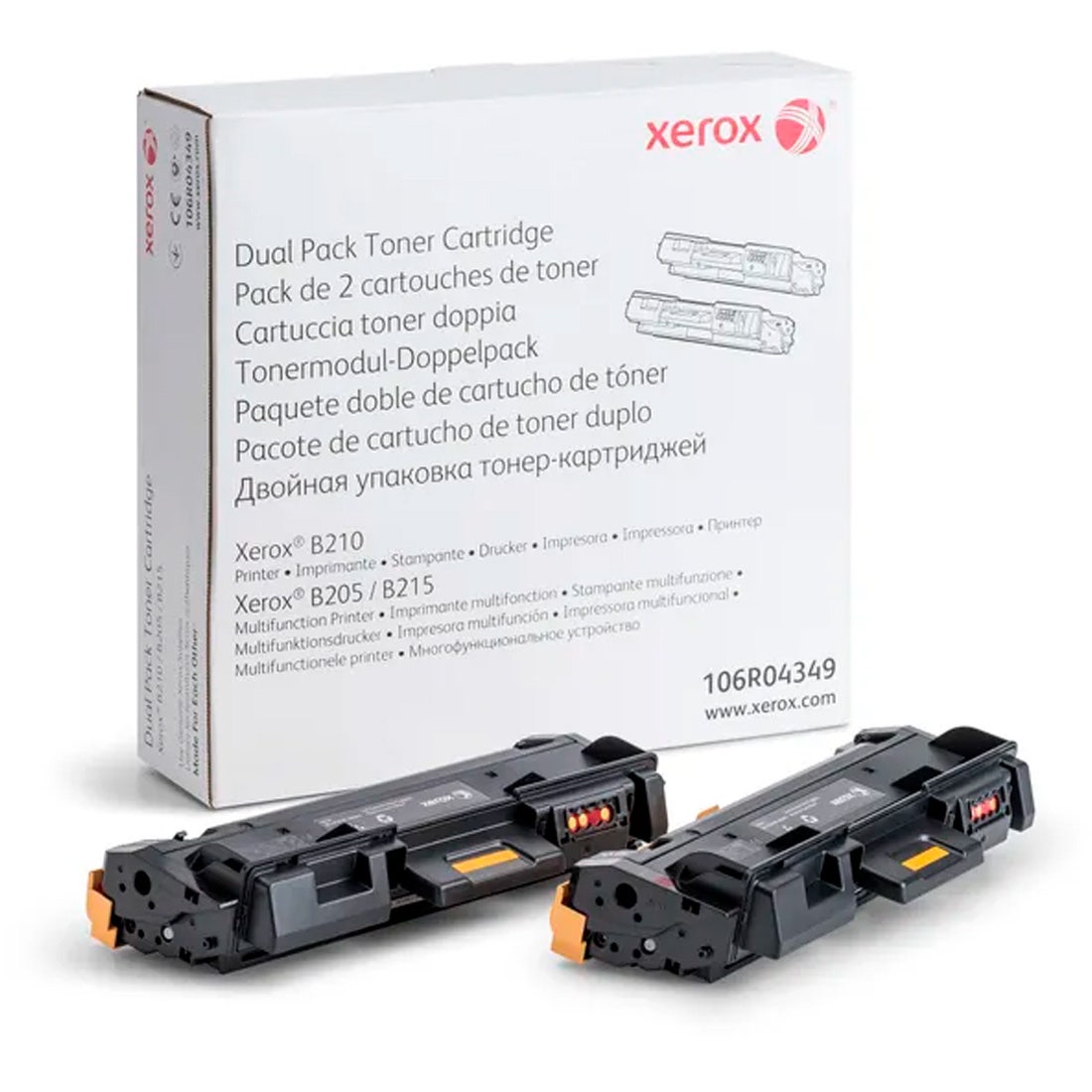 Produto: Toner Xerox Preto 6.000 Páginas - 106R04349-NO