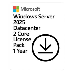 Produto: Windows Server 2025 Microsoft Datacenter 2 Core License Pack 1 Ano CSP - DG7GMGF0PWHD-002